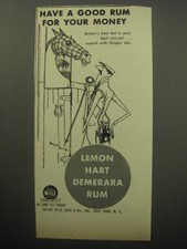 1954 lemon hart demerara rum - demerara,