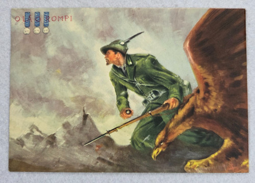 Cartolina reggimentali alpini - cartolina,