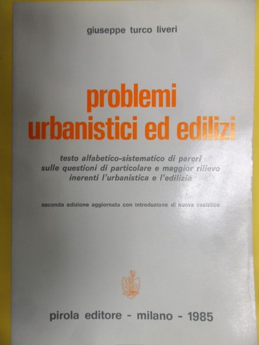 Problemi urbanistici - problemi,