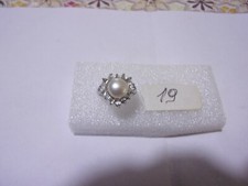 ANELLO DONNA con perla naturale e zirconi