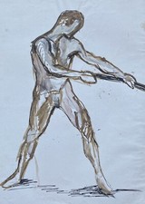 Figura Maschile In Piedi