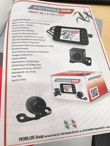 Telecamera anteriore - anteriore, e