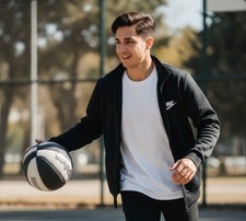 felpa uomo nike Nera Senza