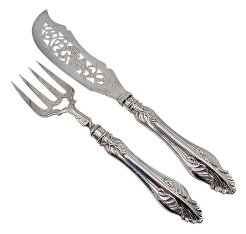 Vintage silver plate large - plate,