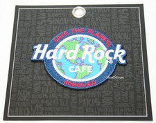 Distintivo toppa Hard Rock Cafe Save Planet Honolulu Hawaii ricamato HRC IRON ON 