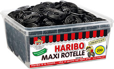 Haribo Maxi Rotelle Caramelle Gommose Gusto Liquirizia Feste Ed Eventi 1.8 Kg