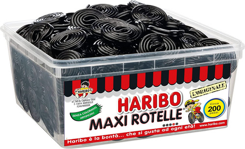 Haribo maxi rotelle caramelle - maxi,
