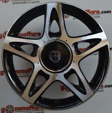 4 cerchi lega lancia ypsilon musa r16 nero lucido diamantato lt000457