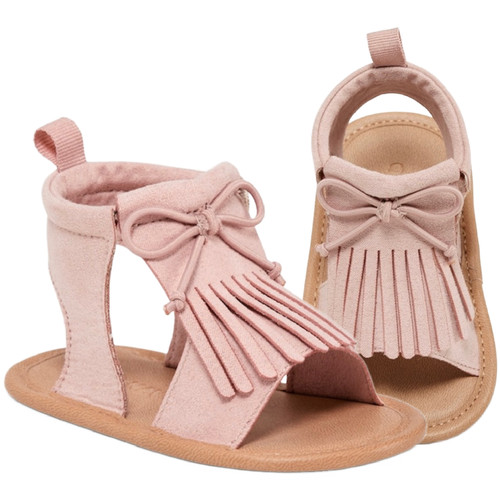 Sandali con frange - , in