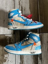 Jordan 1 Off-White UNC US 6 /
