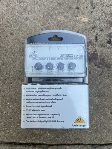 Microamp ha400 behringer - microamp,