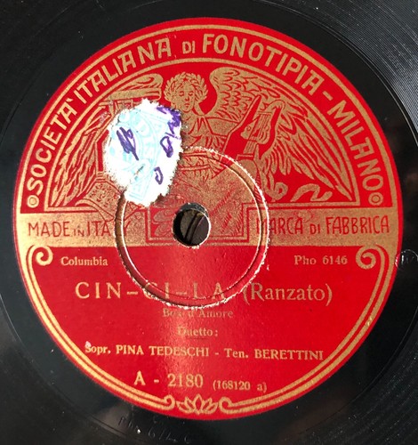 Rare 78rpm fonotipia - rare, 10"