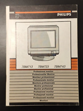 MANUALE MONITOR PHILIPS 7BM713 7BM723 7BM743 VINTAGE RETROCOMPUTER C64 AMIGA 128