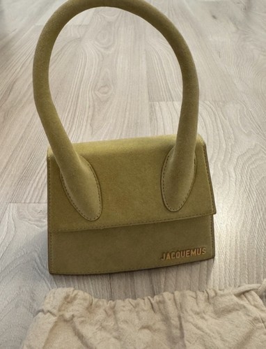 Borsa verde scamosciata - verde, scamosciata-
