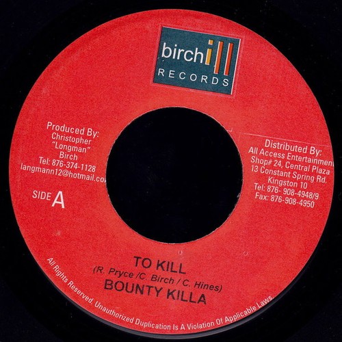 Bounty killer kill - killer, (7")