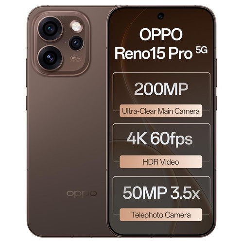 Oppo reno15pro marrone - 5g, (marrone