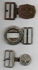 3 fibbie x cintura, vintage, scout.