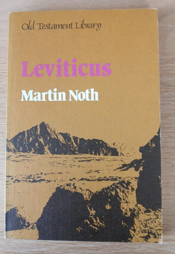 Leviticus martin noth - by,