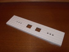 Lego Base Treno Auto Bianca
