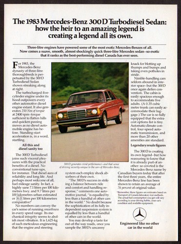 1983 mercedes 300 - 1983, d