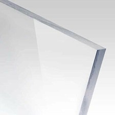 Foglio Lexan Policarbonato Trasparente 1/8" (3mm) 24" x 12" AZM Nuovo