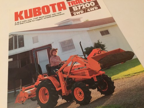 Kubota trattore diesel b7200 - diesel,