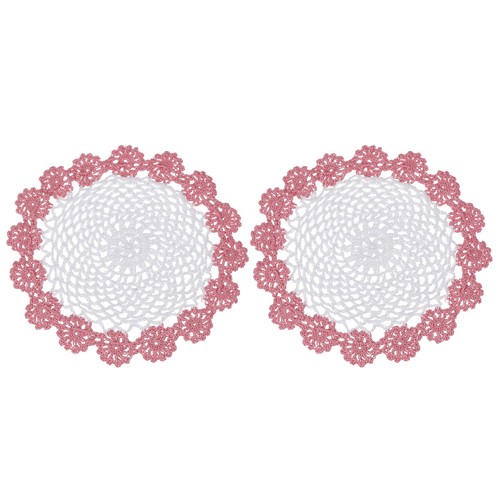 2pcs crochet handmade doilies - 2pcs,