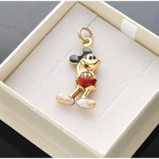 CIONDOLO TOPOLINO SMALTATO IN