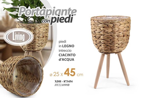 Vaso alzata portapianta - vaso,