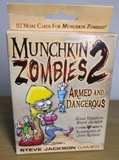 Munchkin Zombies 2 Armed and Dangerous Card Game Steve Jackson giochi 2011