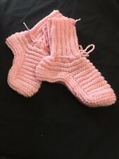 BABBUCCE SCARPETTE FATTI A MANO  ARTIGIANALI CON FERRI ROSA