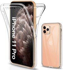 CUSTODIA Fullbody COVER TPU Fronte Retro 360° per APPLE IPHONE 11 PRO