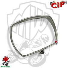 CORNICE GHIERA FARO FANALE ESTERNA CROMATA PER PIAGGIO VESPA 50 SPECIAL