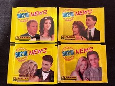 4 PACKETS POCHETTES PANINI BEVERLY HILLS 90210 SERIE TV 1994 DIFFERENT VERSIONS