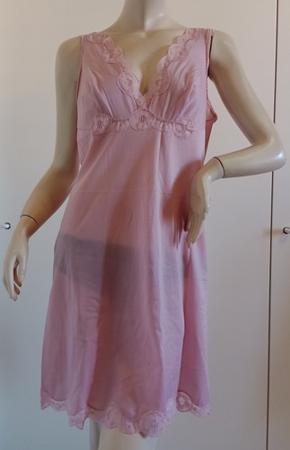 Vintage sottoveste nylon - sottoveste, rosa