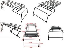 Scala 1/10 Land Rover Defend D110 vassoio portapacchi metallo senza LED