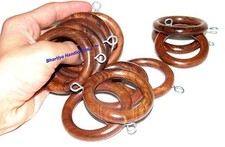 Anelli per tende in legno