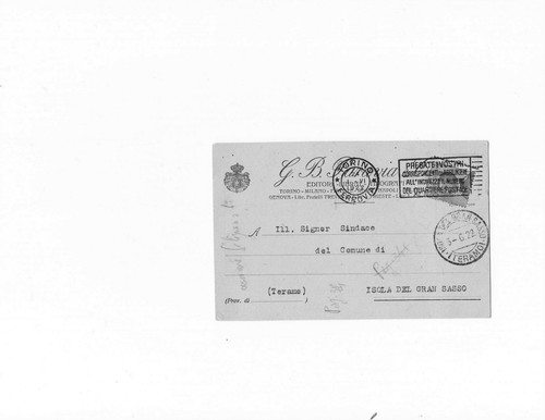 Francobollo azzurro 1908 vitt - francobollo, 1908-vitt