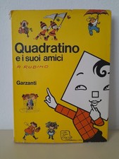 QUADRATINO E I SUOI AMICI - RUBINO - L'ETà D'ORO DEL FUMETTO GARZANTI 1967 1° ED