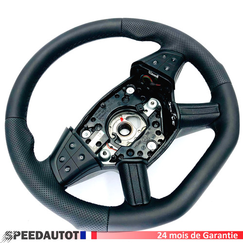 Tuning volante piatto pelle - tuning,