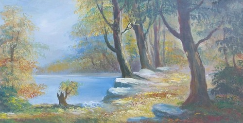 Paesaggio fluviale fiume