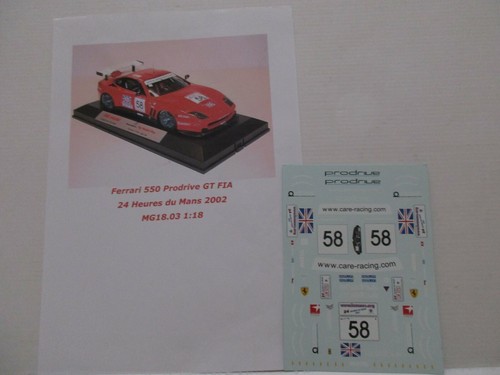 Decal ferrari 550 prodrive - decal,