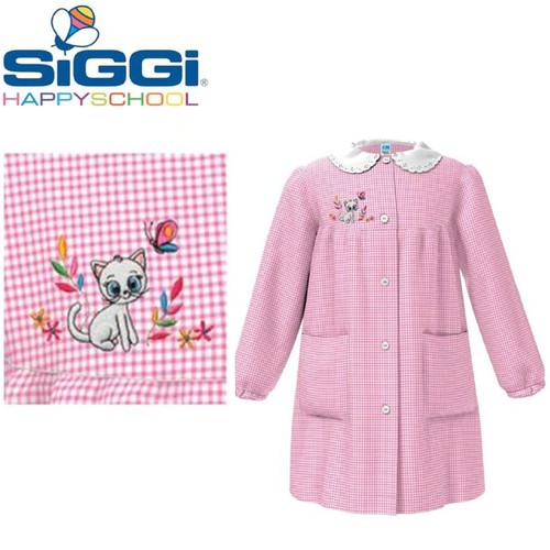 Grembiule scuola rosa con