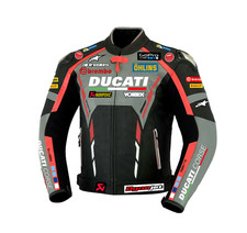 Ducati Giacca Moto Pelle Corse
