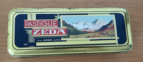 Scatola latta pastiglie - di,