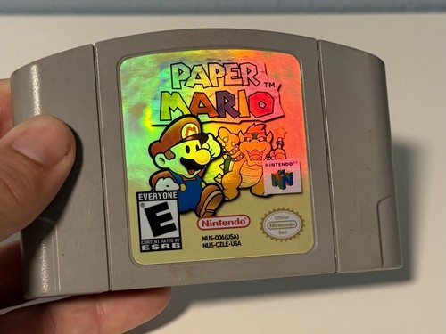 Paper mario nintendo n64 - paper,