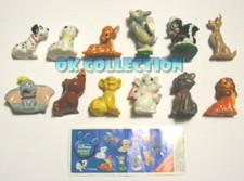 Raro Set n°12 Figurine Plastica AMICI ANIMALI DISNEY (di Zaini Italiano)