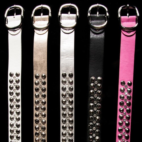 Cintura trendy con strass - cintura, e