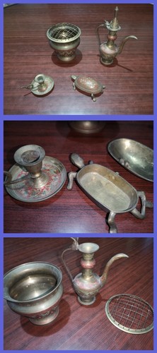 Oggetti ottone smalto - oggetti,