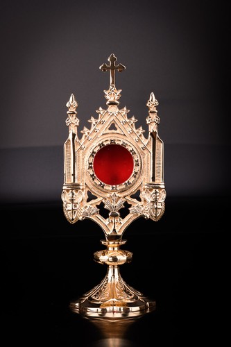 Ostensorio dorato h 38 - ✝️ostensorio,